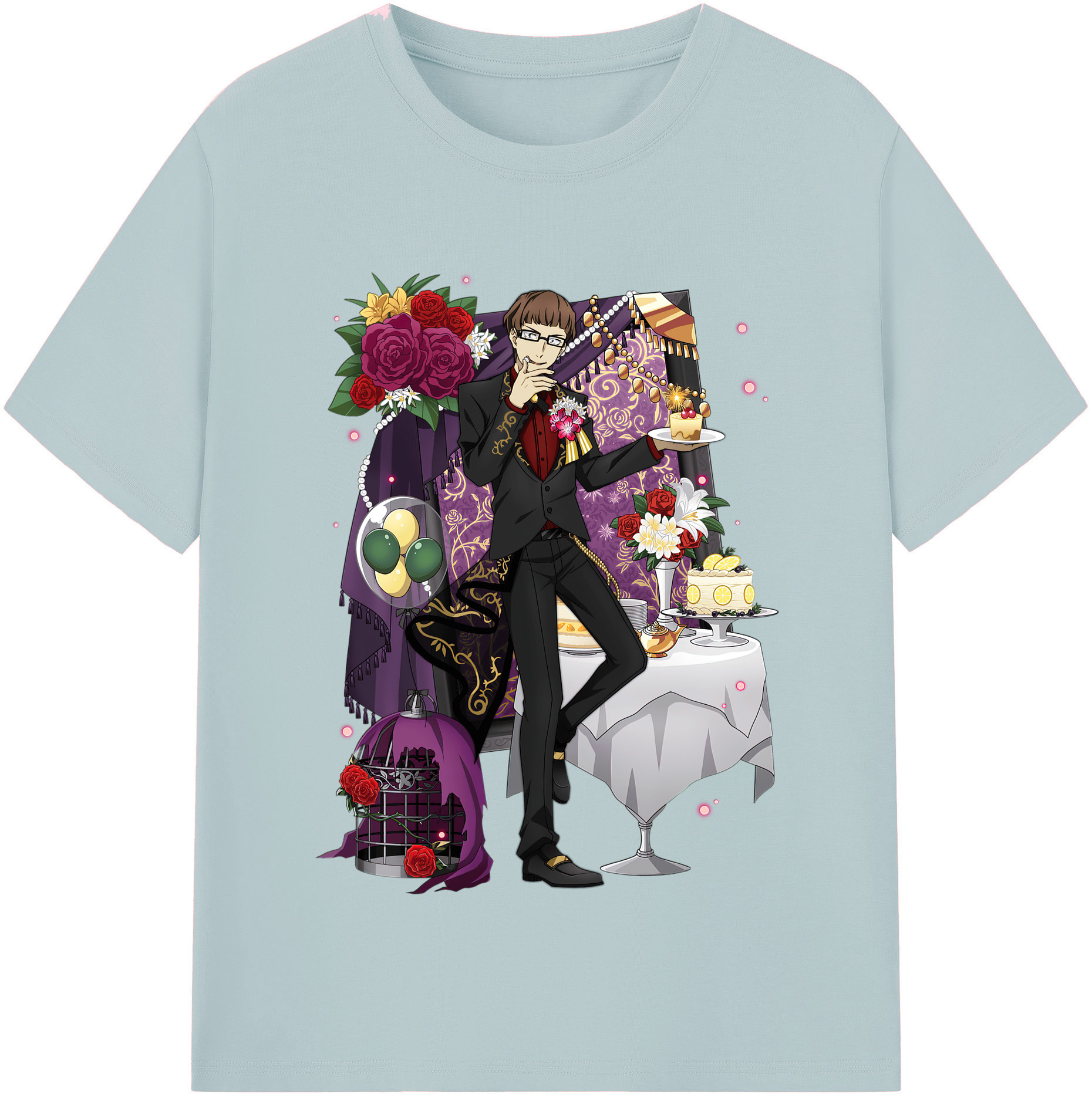 （画像用） 文豪ストレイドッグス Bungo Stray Dogs 綿100％半袖Tシャツ（フロントプリント）